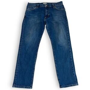 Ash & Erie Mens 30x27 Jeans Stretch Denim Blue Cotton Blend